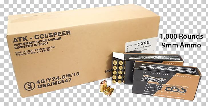 Ammunition 9×19mm Parabellum Full Metal Jacket Bullet CCI Brass PNG, Clipart,  Free PNG Download