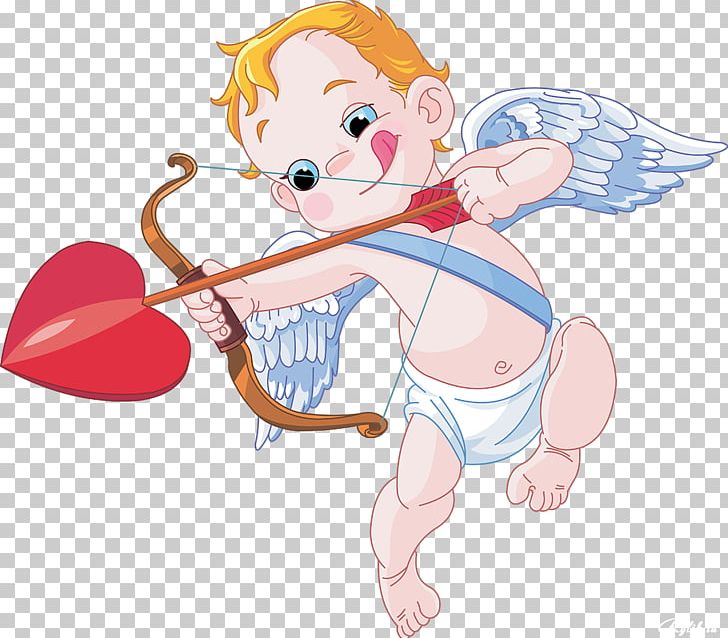 Cupid And Psyche Valentine's Day PNG, Clipart, Angel, Anime, Arrow, Art, Cartoon Free PNG Download