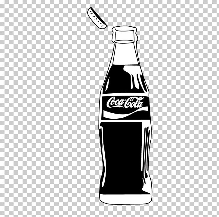 Fizzy Drinks Bottle Monochrome Black And White PNG, Clipart, Black, Black And White, Bottle, Carbonated Soft Drinks, Carbonation Free PNG Download