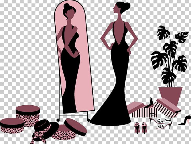 Mirror Woman Computer File PNG, Clipart, Beauty, Business Woman, Clothes Hanger, Computer File, Dress Free PNG Download