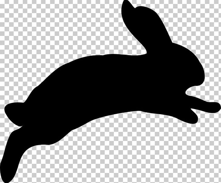 Easter Bunny Rabbit Show Jumping Silhouette PNG, Clipart, Animals, Black, Black And White, Cartoon, Computer Icons Free PNG Download