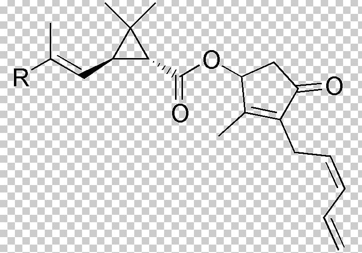 Pyrethrin Insecticide Chrysanthemic Acid Cyclopropane PNG, Clipart, Acid, Angle, Area, Black And White, Chemical Compound Free PNG Download