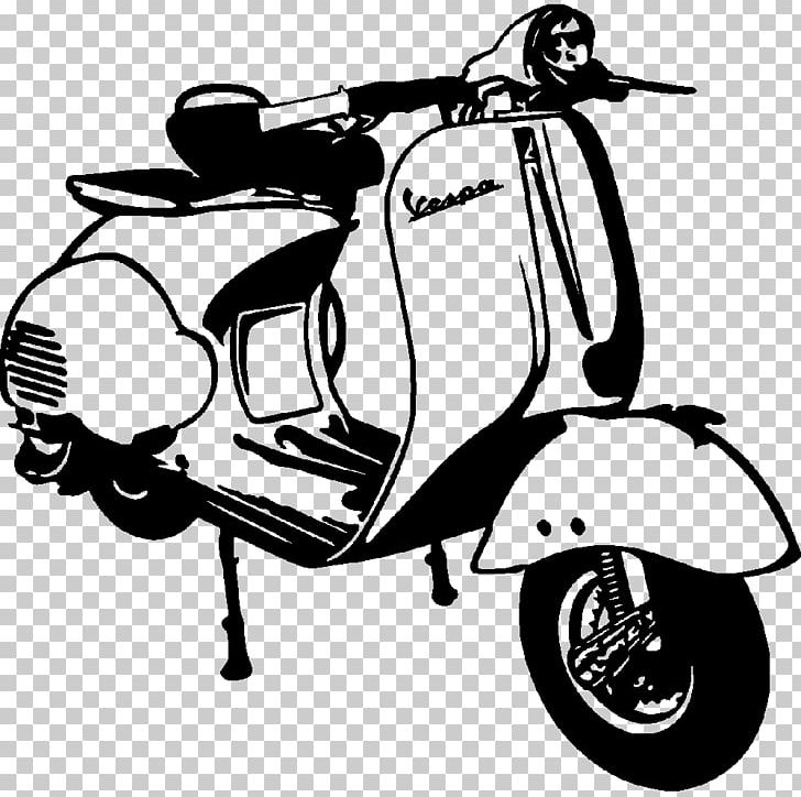 Vespa GTS Scooter Motorcycle Piaggio PNG, Clipart, Automotive Design, Black And White, Car, Cars, Car Tuning Free PNG Download