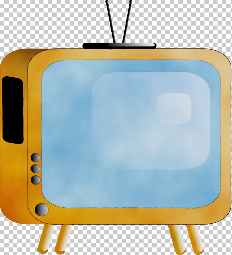 Yellow Television Media Rectangle Easel PNG, Clipart, Easel, Media, Paint, Rectangle, Screen Free PNG Download