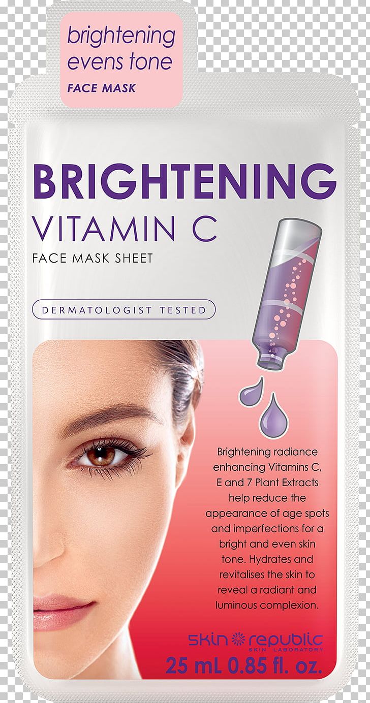 Skin Republic Brightening Vitamin C Face Mask Facial PNG, Clipart, Amazoncom, Art, Beauty, Cheek, Chin Free PNG Download