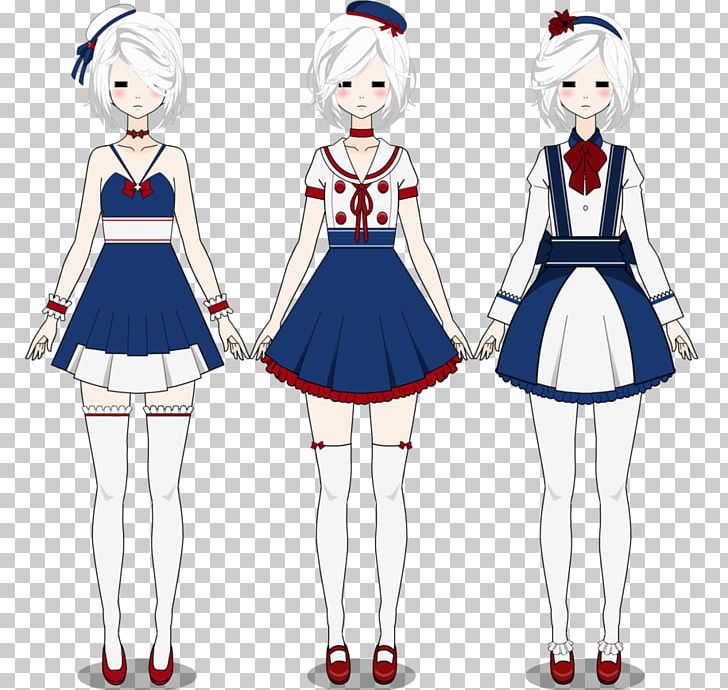 Dress School Uniform Clothing Formal Wear Skirt PNG, Clipart, Anime, Art, Blue, Clothes, Clothing Free PNG Download
