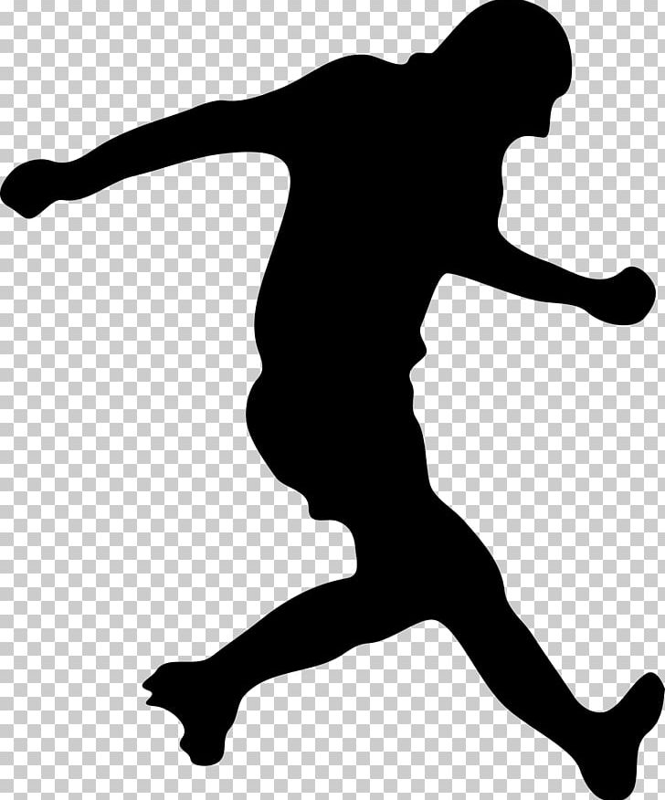 Football Player Silhouette PNG, Clipart, American Football, Black, Black And White, Cricket, Dribbling Free PNG Download