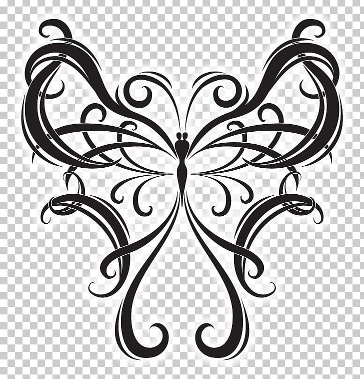 Tattoo Computer Graphics PNG, Clipart, Art, Black And White, Body Jewelry, Butterfly, Computer Free PNG Download