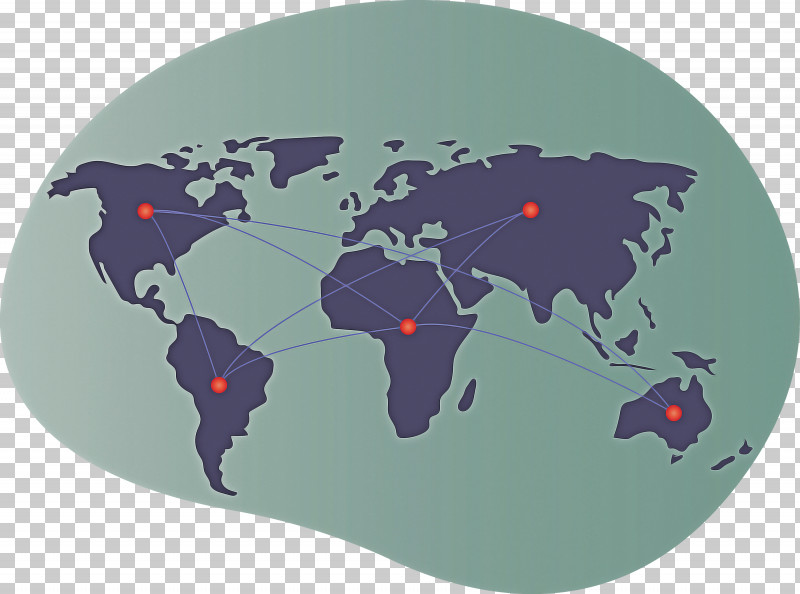Connected World PNG, Clipart, Connected World, Map, World Free PNG Download