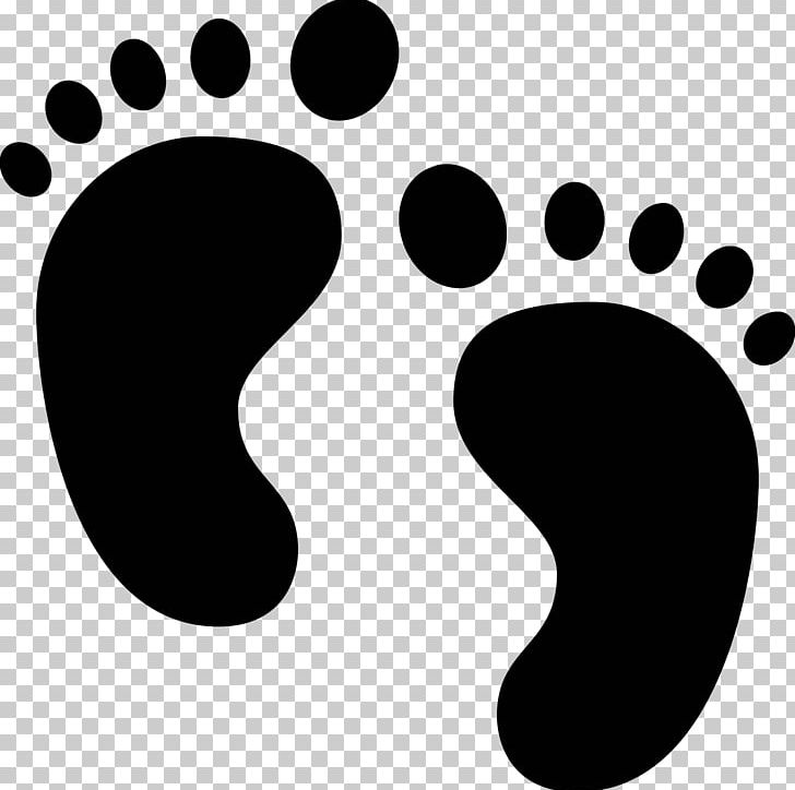Footprint Computer Icons PNG, Clipart, Baby, Black, Black And White, Child, Circle Free PNG Download