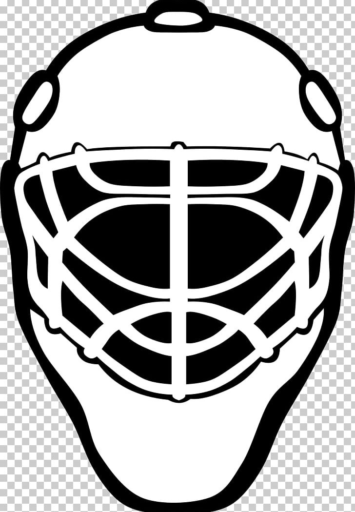 National Hockey League Goaltender Mask PNG, Clipart, Black And White, Goalkeeper, Goaltender, Hockey, Lacrosse Protective Gear Free PNG Download