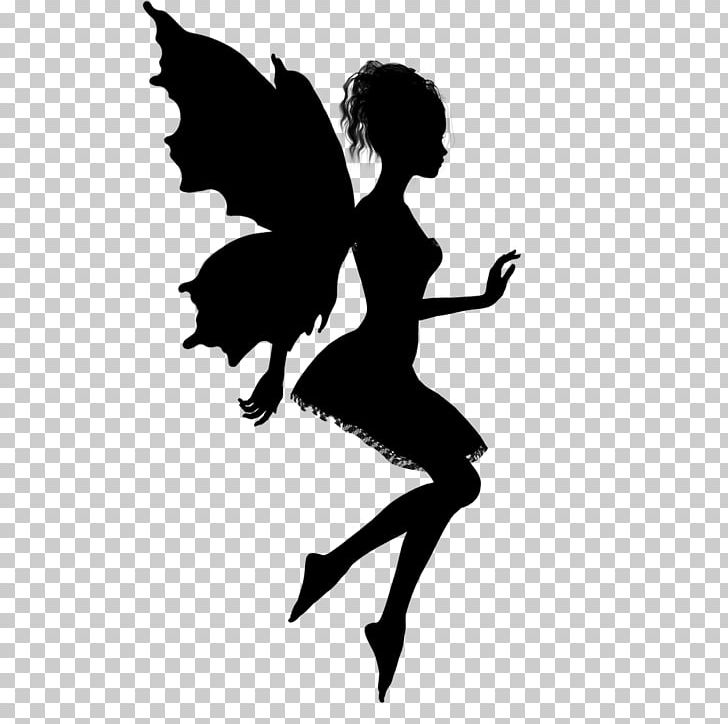 Silhouette Drawing Fairy PNG, Clipart, Black, Black And White, Cartoon, City Silhouette, Dancer Free PNG Download