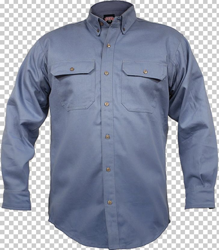 Long-sleeved T-shirt Dress Shirt PNG, Clipart, Blue, Button, Clothing ...