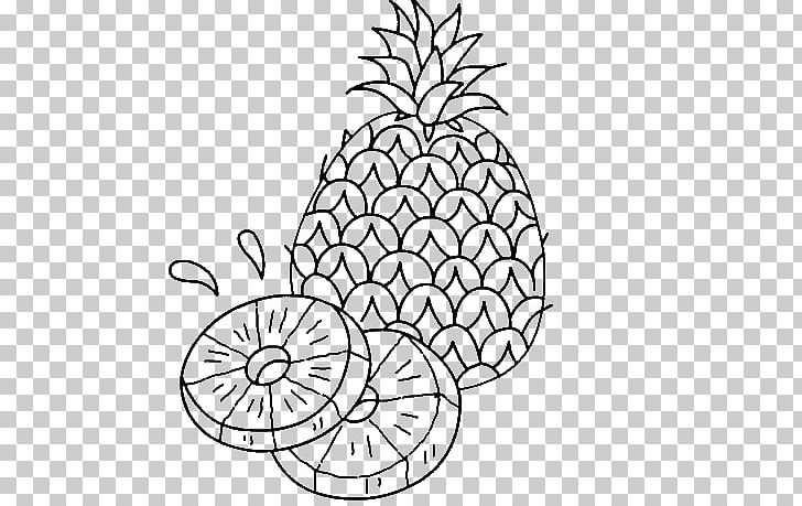 Coloring Book Pineapple Drawing Fruit PNG, Clipart, Adult, Area, Art, Artwork, Black And White Free PNG Download