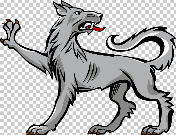 Gray Wolf Wolves In Heraldry Coat Of Arms Crest PNG, Clipart, Animal Figure, Artwork, Attitude, Black And White, Carnivoran Free PNG Download