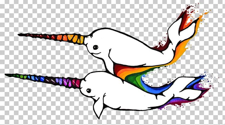 Rainbow Loom Narwhal Rainbow Shops PNG, Clipart, Art, Artwork, Beak, Bird, Cetacea Free PNG Download
