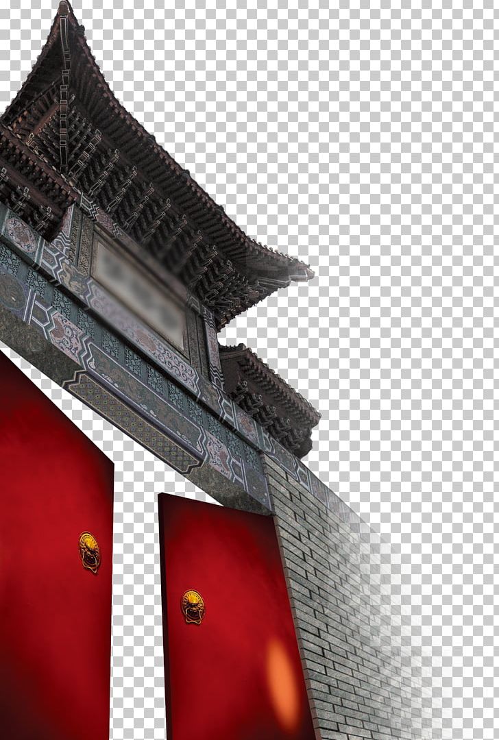 Fusong County Red Grey Facade PNG, Clipart, Angle, Arch Door, Architecture, Ascites, Building Free PNG Download