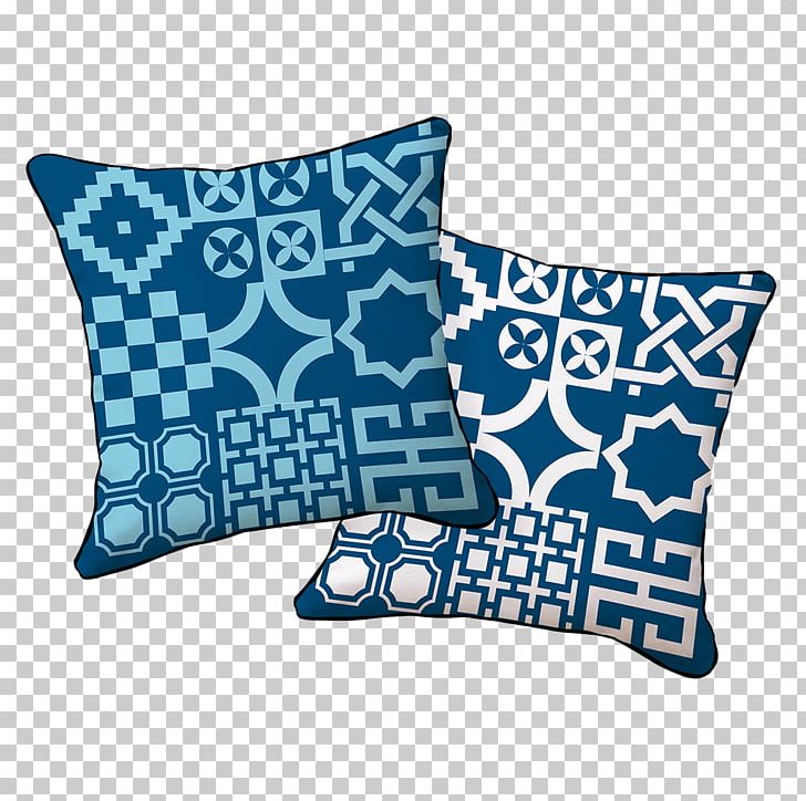 Throw Pillows Cushion Textile Blue PNG, Clipart, Bedroom, Blue, Cobalt Blue, Cushion, Furniture Free PNG Download