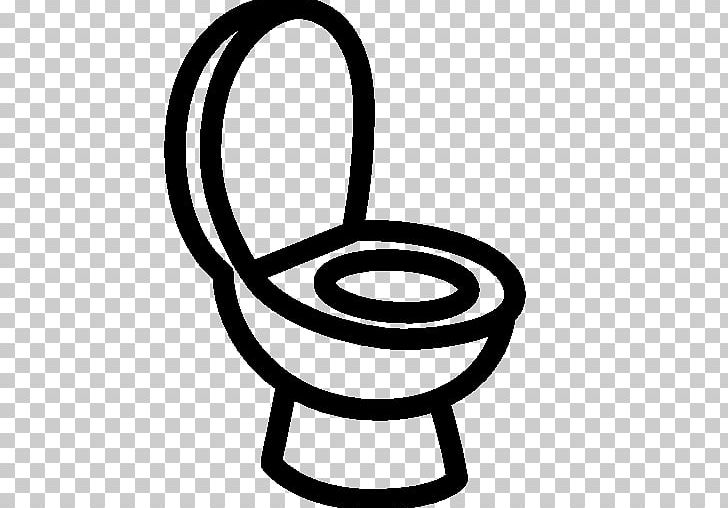 Flush Toilet Computer Icons Bathroom PNG, Clipart, Area, Artwork, Bathroom, Black And White, Chair Free PNG Download