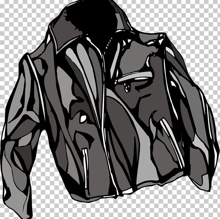 Leather Jacket Coat PNG, Clipart, Black, Black And White, Clothing, Coat, Fictional Character Free PNG Download