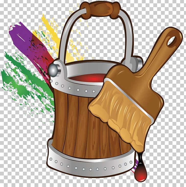 Bucket Paintbrush PNG, Clipart, Brush, Bucket, Cdr, Encapsulated Postscript, Kettle Free PNG Download