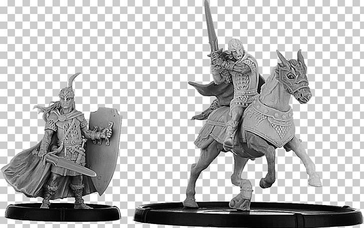 Horse Miniature Figure Knight Dungeons & Dragons Game PNG, Clipart, Animals, Black And White, Board Game, Cmon Limited, Dungeons Dragons Free PNG Download