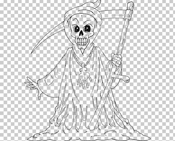 Coloring Book Death Colouring Pages Adult Child PNG, Clipart, Adult, Artwork, Black, Black And White, Book Free PNG Download
