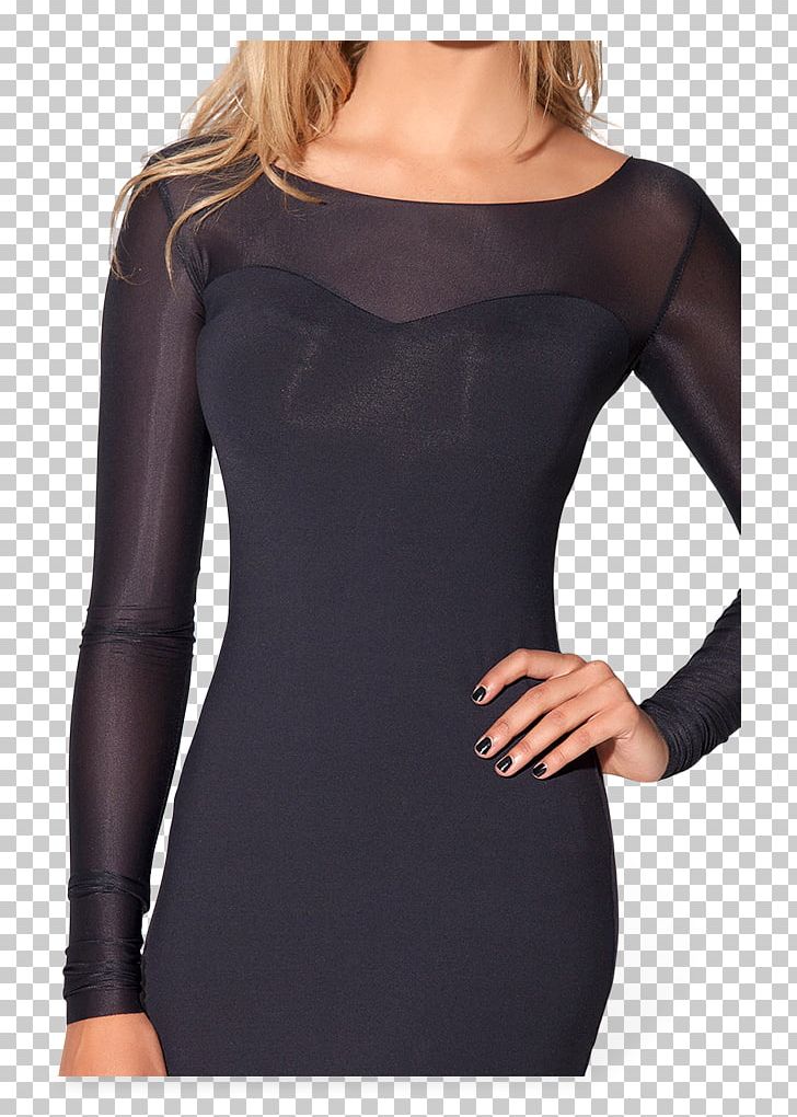 Little Black Dress Sheer Fabric Sleeve Top PNG, Clipart, Arm, Black, Blouse, Clothing, Cocktail Dress Free PNG Download