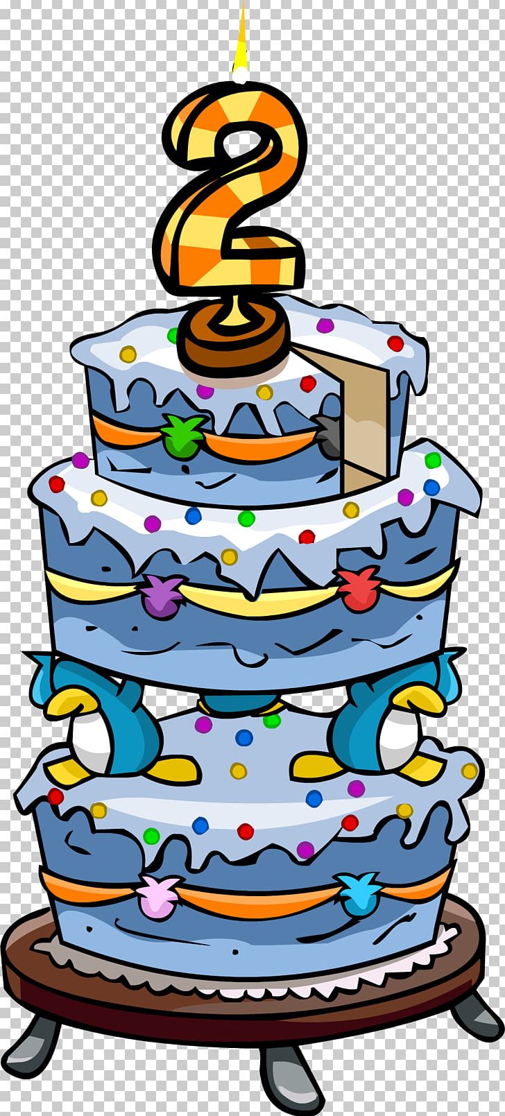 Club Penguin Birthday Cake Party PNG, Clipart, Anniversary, Artwork, Birthday, Birthday Cake, Blog Free PNG Download