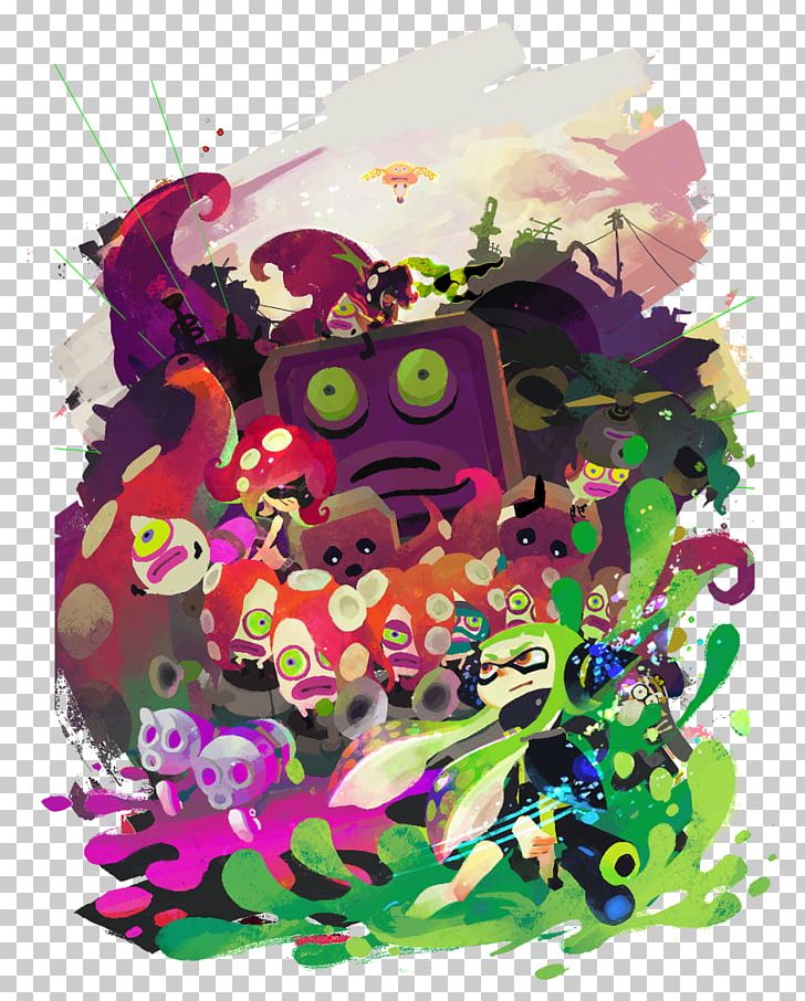 Splatoon 2 Wii U Classic Controller PNG, Clipart, Amiibo, Art, Artwork, Bgm, Classic Controller Free PNG Download