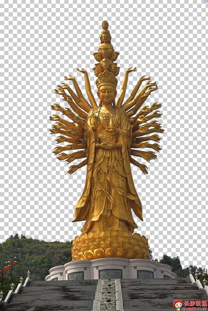 Guan Yin Of The South Sea Of Sanya Guishan Guanyin Golden Buddha Hall Of Guanyin PNG, Clipart, Bodhisattva, Bronze, Bronze Sculpture, Buddha, Buddhahood Free PNG Download