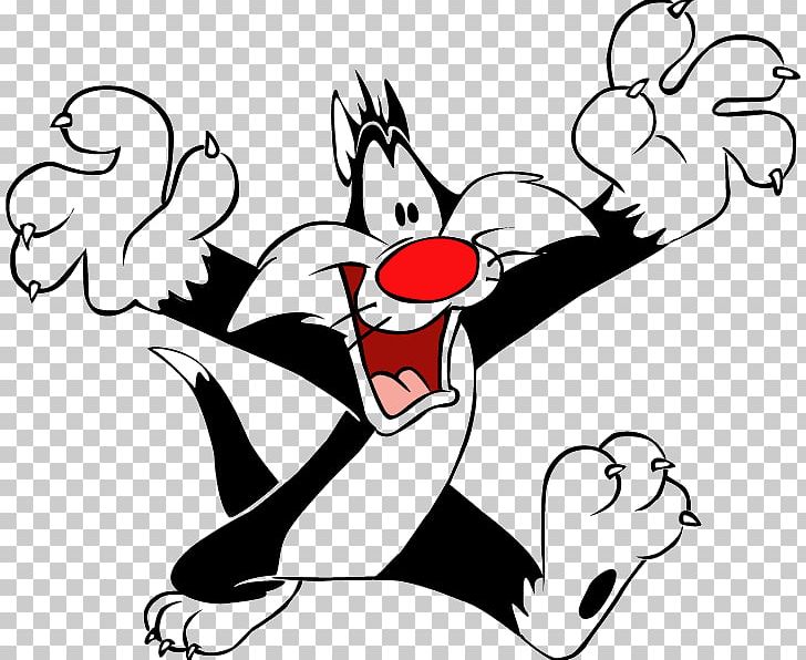 Sylvester Jr. Tweety Hippety Hopper Looney Tunes PNG, Clipart, Black, Cartoon, Deer, Fictional Character, Hand Free PNG Download