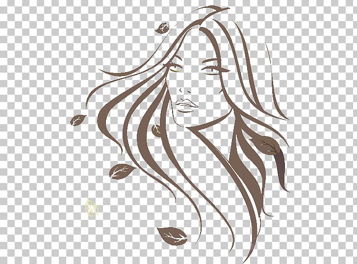 Wall Decal Beauty Parlour Sticker Hairdresser PNG, Clipart, Arm, Face, Fashion Illustration, Fictional Character, Flower Free PNG Download
