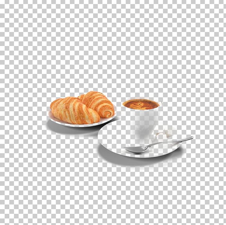 Coffee Croissant Breakfast Cafe Cappuccino PNG, Clipart, Bread, Breakfast, Cafe, Cappuccino, Coffee Free PNG Download