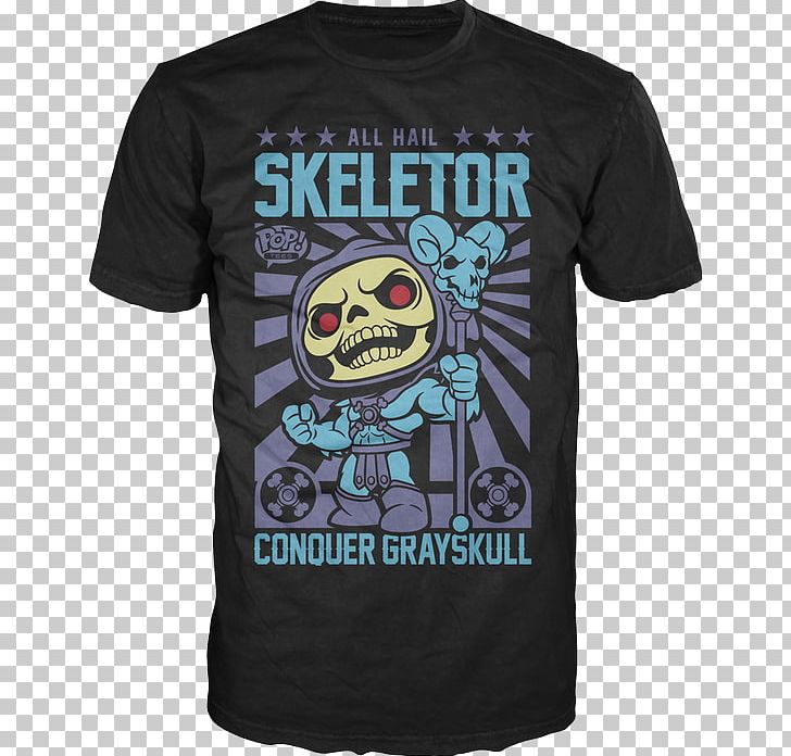 Skeletor T-shirt Masters Of The Universe Funko Beast Man PNG, Clipart, Active Shirt, Beast Man, Black, Brand, Castle Grayskull Free PNG Download