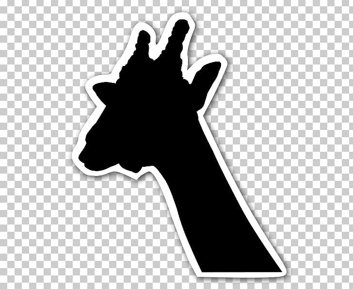 Silhouette Northern Giraffe Illustration Logo Animal PNG, Clipart, Animal, Black, Black And White, Giraffe, Hand Free PNG Download