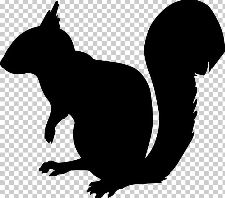 Squirrel Chipmunk Silhouette PNG, Clipart, Animals, Black And White, Carnivoran, Cat, Cat Like Mammal Free PNG Download