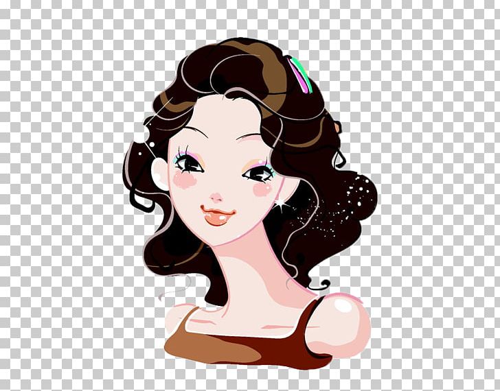 Make-up Artist Cartoon Cosmetics Illustration PNG, Clipart, Baby Girl, Balloon Cartoon, Beauty, Bijin, Black Hair Free PNG Download