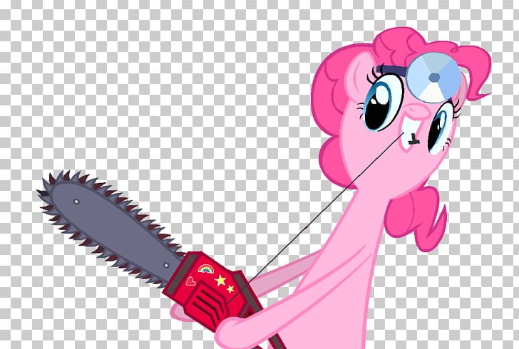 Pinkie Pie Rainbow Dash Fluttershy Chainsaw Digital Art PNG, Clipart, Anime, Cartoon, Chainsaw, Character, Deviantart Free PNG Download