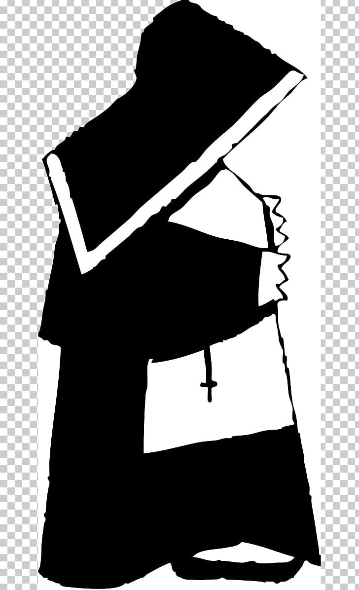 Nun PNG, Clipart, Angle, Animation, Art, Black, Black And White Free PNG Download