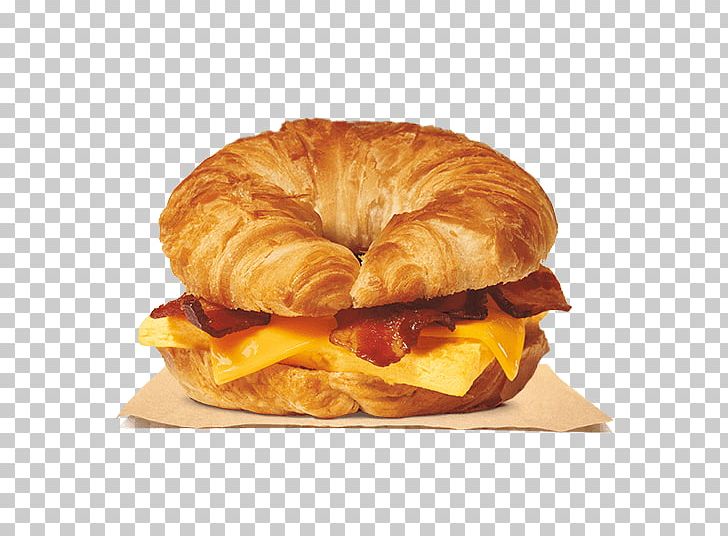 Hamburger Burger King Breakfast Sandwiches Croissant Bacon PNG, Clipart,  Free PNG Download