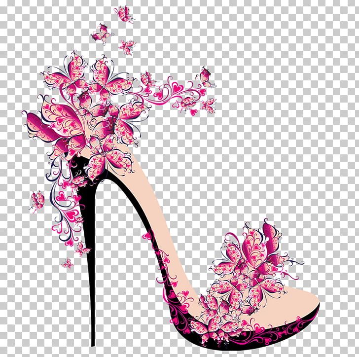 High-heeled Shoe Stiletto Heel PNG, Clipart, Ballet Flat, Clothing, Floral Design, Flower, Flower Arranging Free PNG Download
