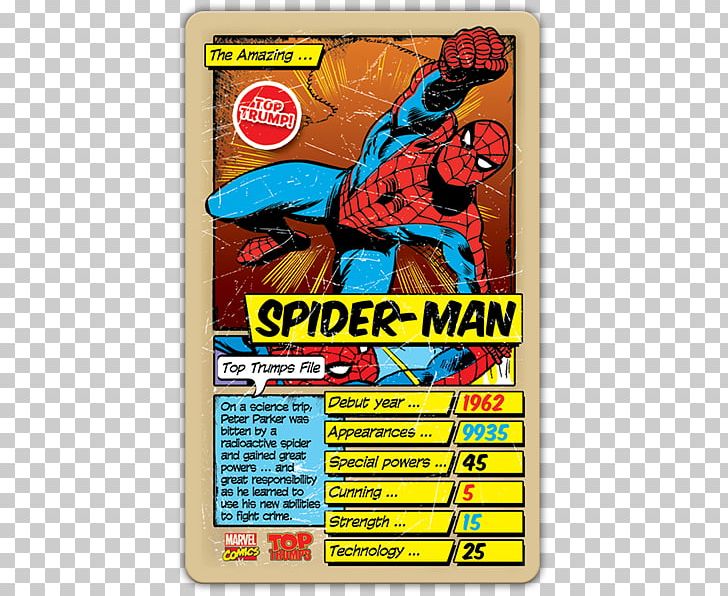 Winning Moves Top Trumps Superhero Spider-Man PNG, Clipart, Action Figure, Action Toy Figures, Card Game, Comics, Fictional Character Free PNG Download