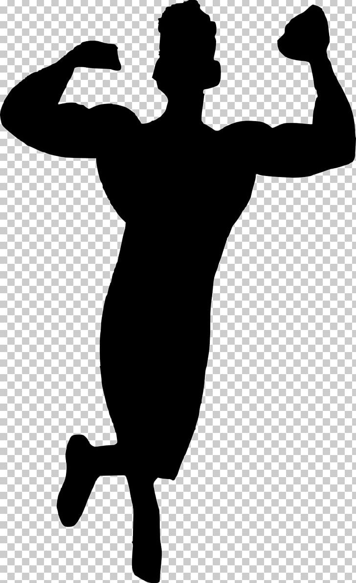 Silhouette Bodybuilding Muscle PNG, Clipart, Arm, Black And White, Bodybuilding, Download, Finger Free PNG Download