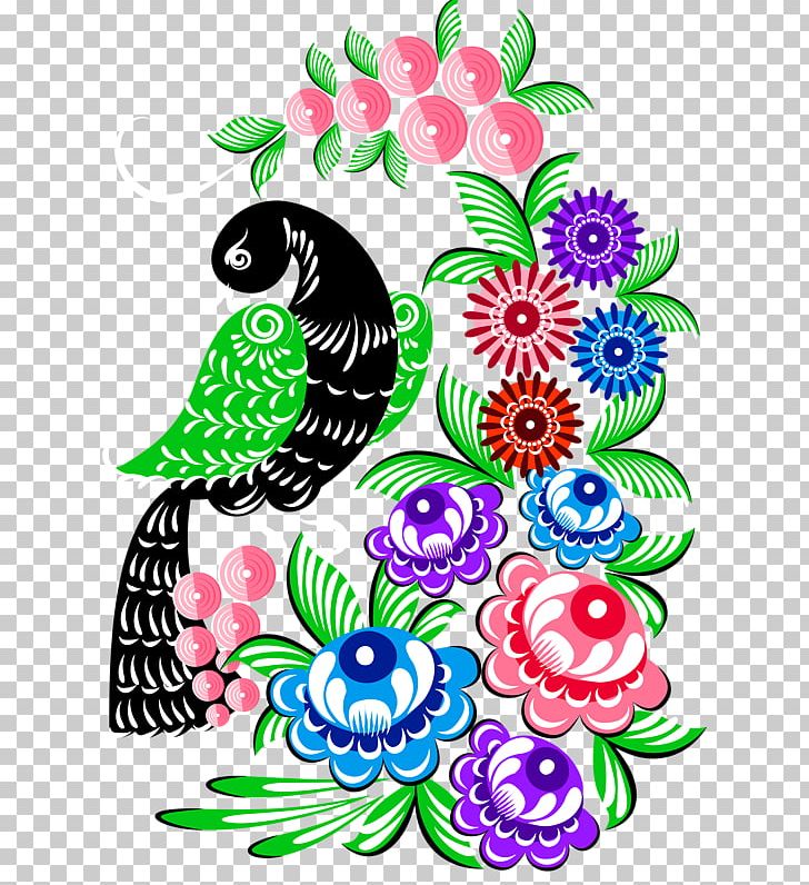 Floral Design Wall Decal Bird Flower PNG, Clipart, Animals, Art, Artwork, Circle, Color Free PNG Download