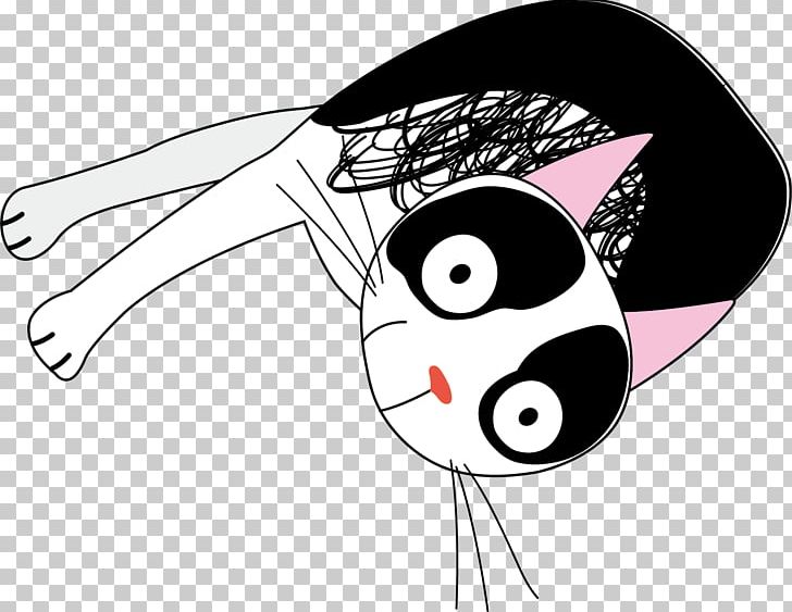 Black Cat Kitten Cartoon PNG, Clipart, Animals, Art, Beak, Beard, Bird Free PNG Download