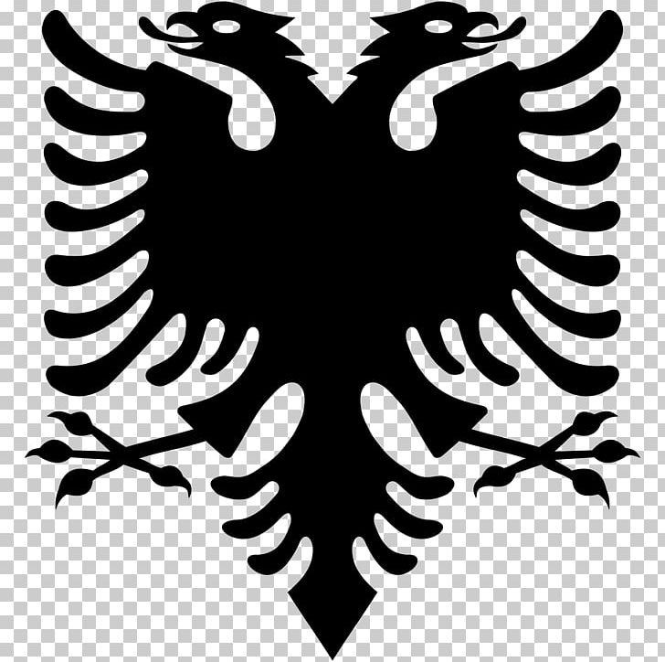 Flag Of Albania National Flag Principality Of Albania PNG, Clipart, Albanian, Beak, Bird, Black And White, Doubleheaded Eagle Free PNG Download