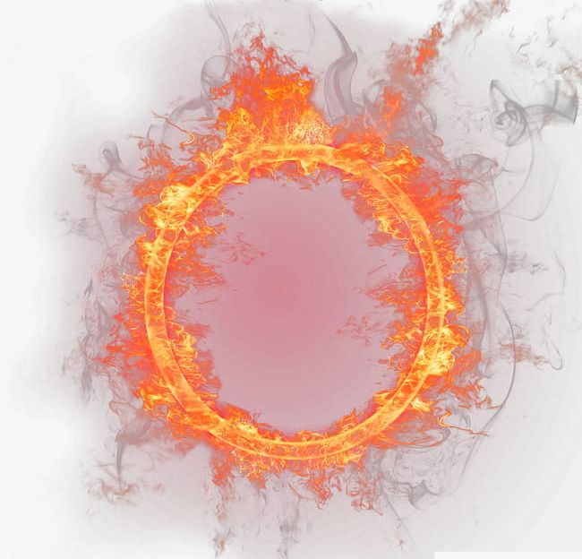 Orange Fresh Fire Ring Effect Elements Png Clipart Effect