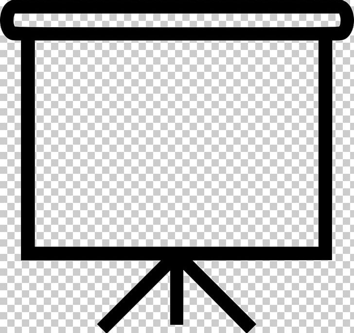 Projection Screens Computer Icons Projector Computer Monitors Portable Network Graphics PNG, Clipart, Angle, Area, Black, Black And White, Computer Icons Free PNG Download