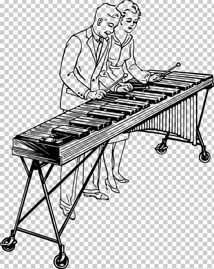 Marimba Xylophone PNG, Clipart, Angle, Black And White, Computer Icons, Drawing, Furniture Free PNG Download